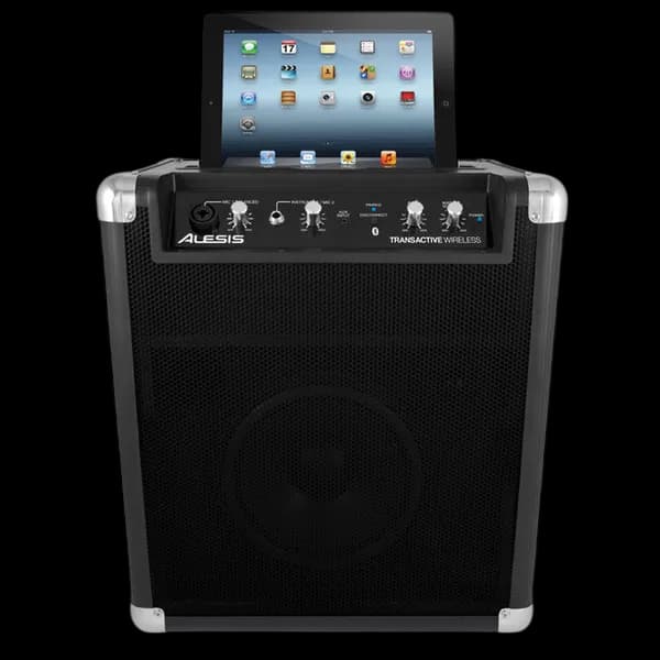 ALESIS TRANSACTIVE PORTABLE WIRELESS POWERED BLUETOOTH SPEAKER SYSTEM