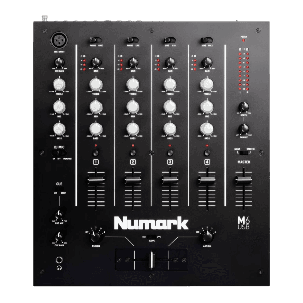 NUMARK M6 USB 4-CHANNEL PROFESSIONAL USB INTERFACE DJ MIXER