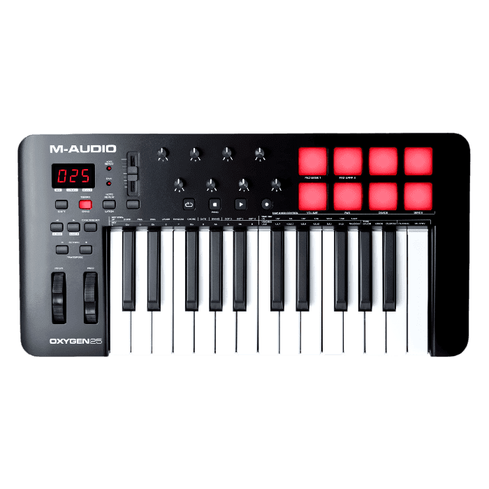 M-AUDIO OXYGEN 25 MKV 25-KEYS MIDI KEYBOARD CONTROLLER