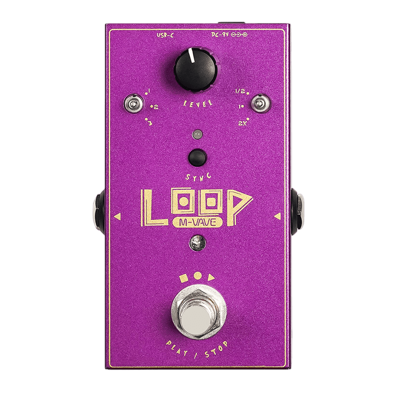 M-VAVE LOOP II PORTABLE SINGLE PHRASE LOOP GUITAR EFFECT PEDAL