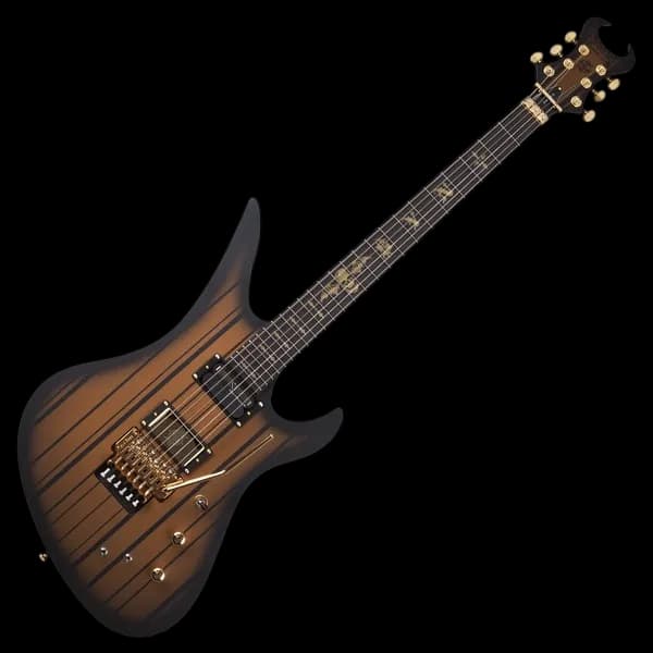 SCHECTER SYNYSTER GATES CUSTOM-S SGB SATIN GOLD BURST ELECTRIC GUITAR