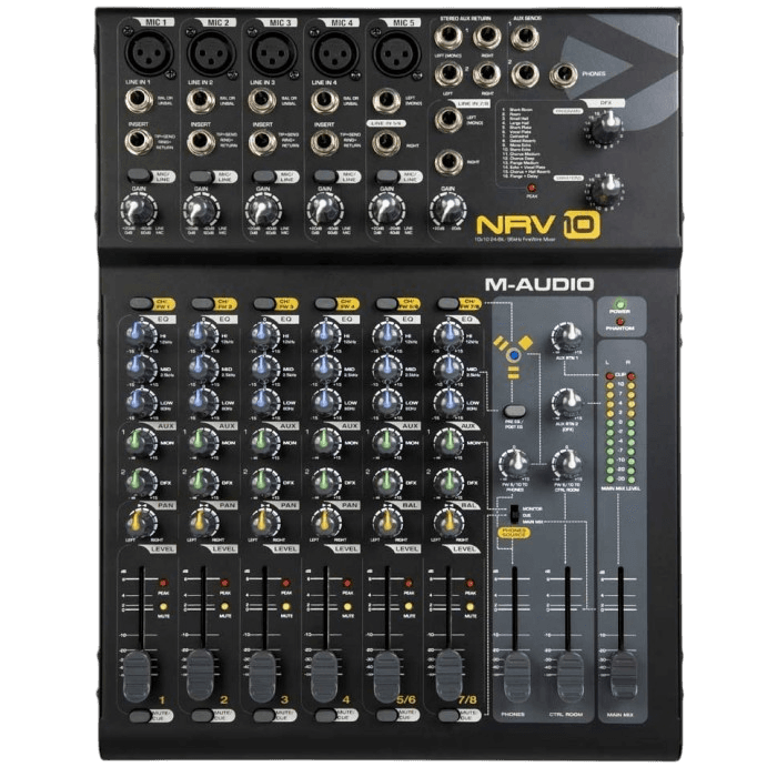 M-AUDIO NRV-10 8X2 ANALOG MIXER
