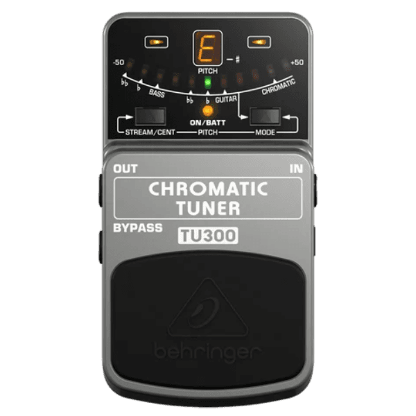BEHRINGER TU300 CHROMATIC GUITAR BASS TUNER PEDAL GITAR