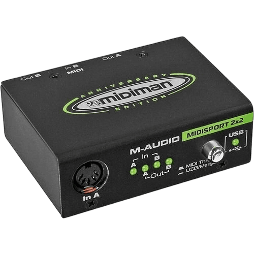 M-AUDIO AVID USB MIDISPORT 2X2 MIDI AUDIO INTERFACE