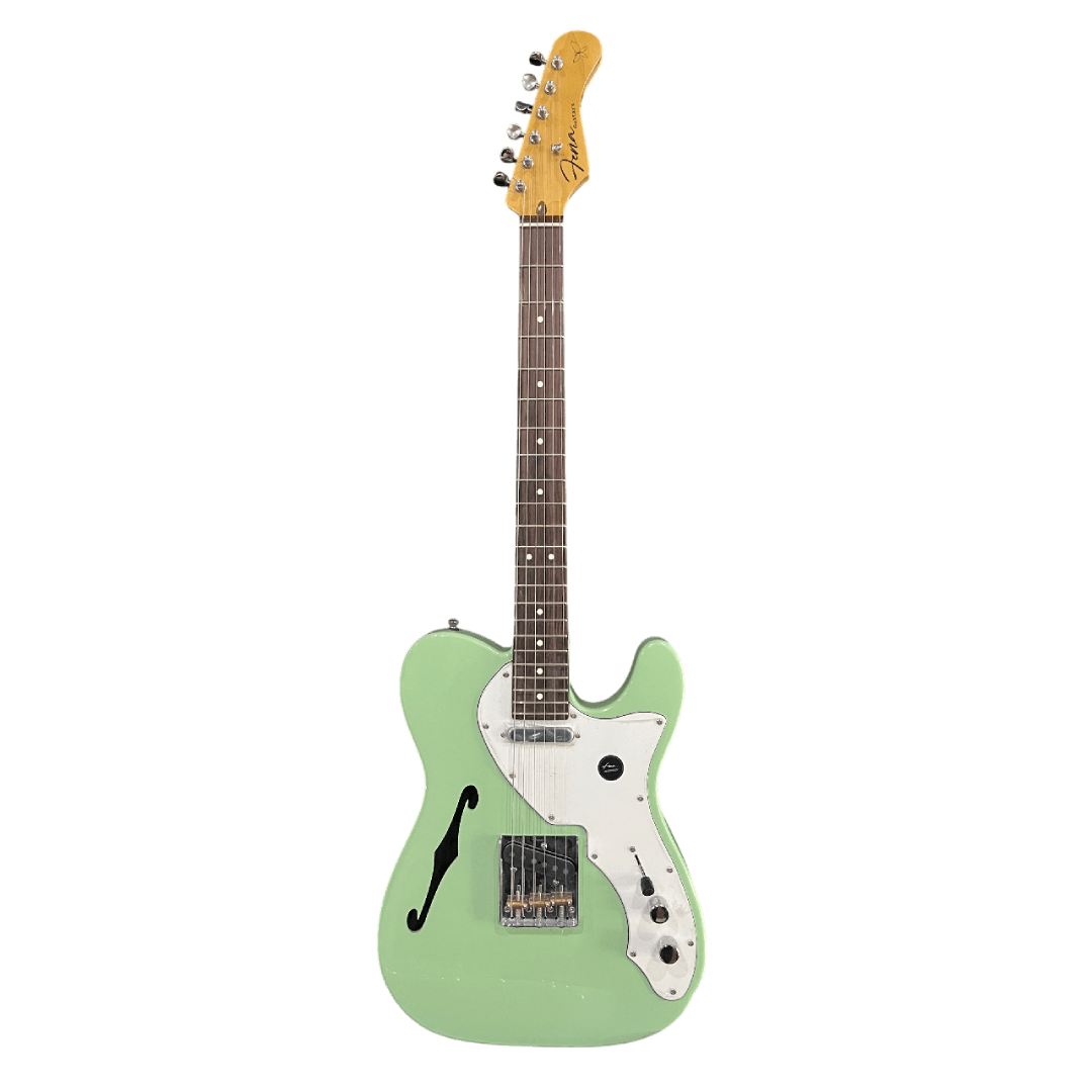Fena Metamorfosis Thinline Telecaster Surf Green Electric Guitar