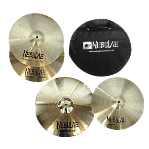 NEBULAE CUSTOM 18-INCH CYMBAL DRUM SET +SOFTCASE