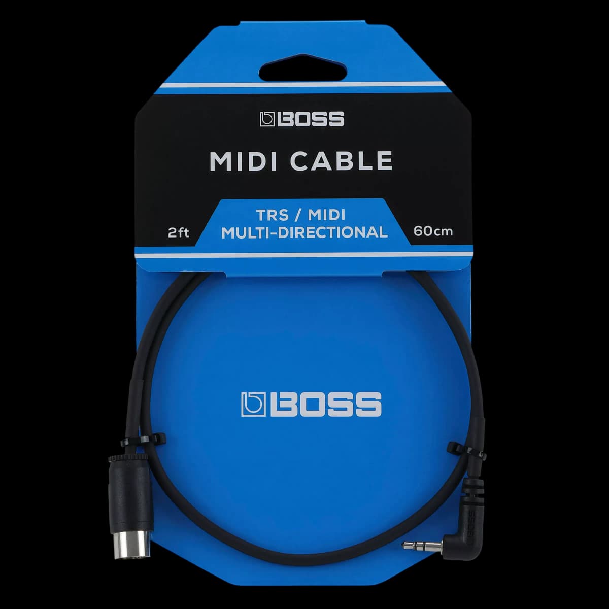 BOSS BMIDI-2-35 60CM 3.5MM TRS TO DIN MIDI CABLE