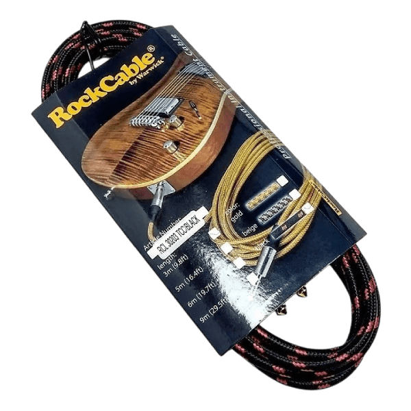 ROCKCABLE KABEL INSTRUMENT RCL 30203 TC 3-METER BLACK