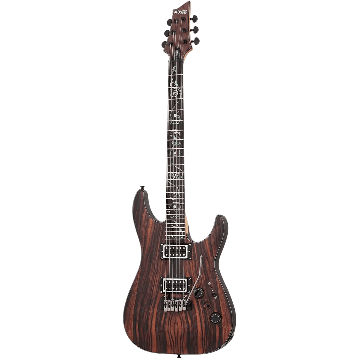SCHECTER C-1 EXOTIC EBONY NATURAL SATIN GITAR ELEKTRIK