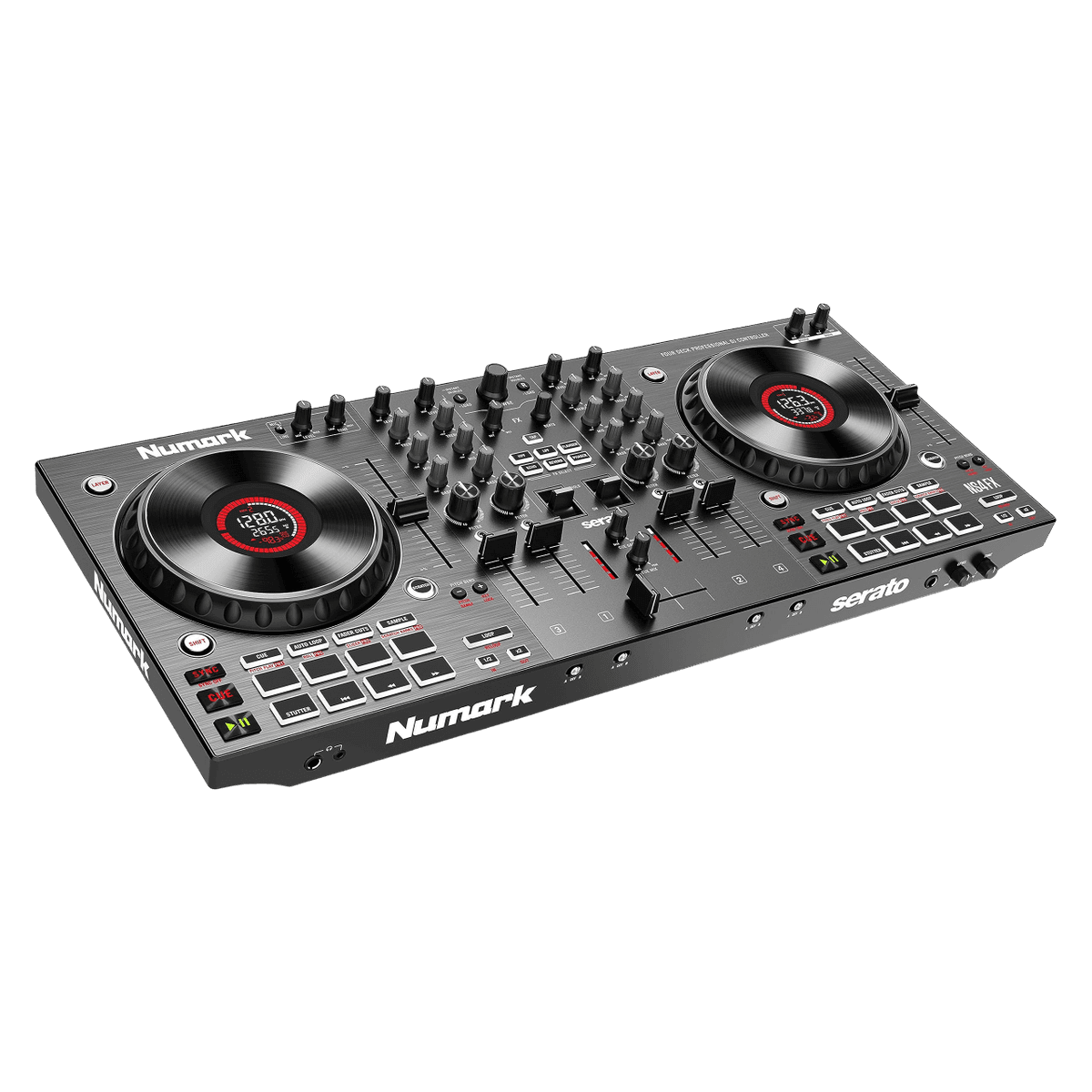NUMARK NS4FX PROFESSIONAL 4-DECK DJ CONTROLLER