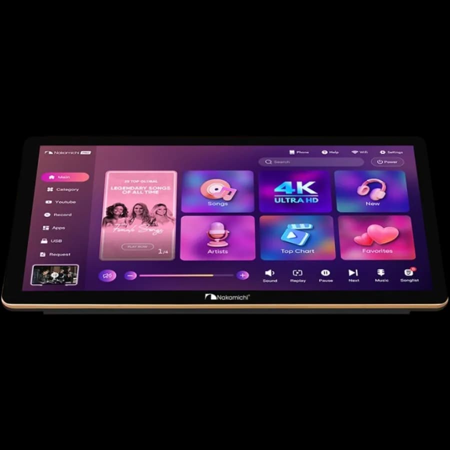 Nakamichi NKX ONE with Touchscreen Player karaoke