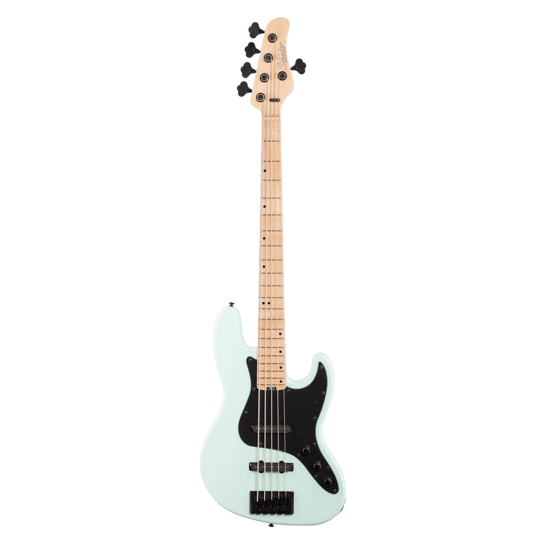 SCHECTER J-5 SFG DIAMOND SERIES SEAFOAM GREEN BASS ELEKTRIK