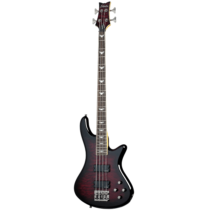 SCHECTER STILETTO EXTREME 4 BCH DIAMOND BLACK CHERRY 4-STRING BASS ELEKTRIK