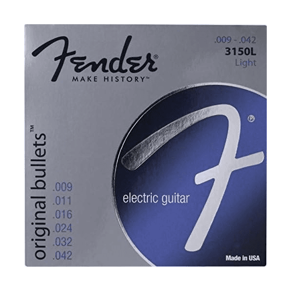 Fender 3150L Original Bullet Pure Nickel Strings, Light, 9-42